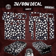 Motorbike OBU Sticker Waterproof "Ghost"