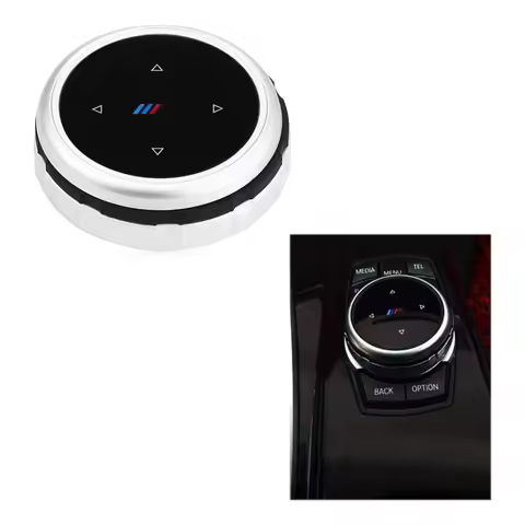M Mark iDrive Control Knob Cover Upgrade Refit For BMW X1 F25 X3 X4 F15 X5 F16 X6 1 2 3 5 Series F10