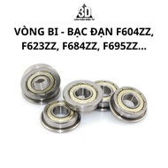 Bearings - Bearings F604ZZ, F608ZZ, F623ZZ, F624ZZ, F625ZZ, F684ZZ, F688ZZ, F695ZZ for 3D, CNC print