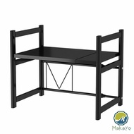 Makayo ชั้นวางไมโครเวฟ  ชั้นวางของครัวสแตน สามารถยืด หด ได้  Telescopic shelf มีสินค้าพร้อมส่ง