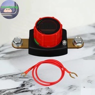 Warmwing Side Post Battery Disconnect Switch 12V-24V With Led Voltmeter Display DC 5-80V Battery Kil
