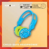 SONICGEAR KINDER 2 CHILD SAFE HEADPHONES FOR KIDS 3 step 3.5mm audio share jack Volume control monitoring with 85dB max