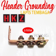 Header Kabel Grounding Kepala Aki Accu Mobil Lapis Tembaga HKZ