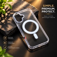CASE iphone 16 PLUS CLEAR CASE MAGNETIC CASE iphone 16 PLUS CM-01