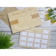 Hardcover Guest Book HC 12