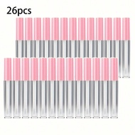 แท่งลิปกรอสขนาดเล็ก 13 ชิ้น/26 ชิ้น - ภาชนะขนาดพกพา 3 มล.พร้อมปลั๊กยางกันรั่วไหล, ท่อลิปสติกเปล่าสำห