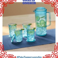 Teko Minum Tupperware-Teko Kristal Merlamin Gelas-Set Water Jug