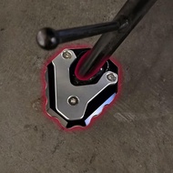 Motorcycle CNC Kickstand Foot Side Stand Extension Pad Support Plate Enlarge Stand compatioble for H