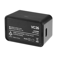 VC26 USBバッテリー充電アダプター5V入力8.4V V860IIIC V860IIIN V860IIIS V850III V1S V1C V1N V1F V1O V1P懐中電灯