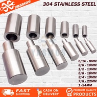 1pc 304 Stainless Cylindrical Hinges 5/16 3/8 1/2 5/8 3/4 7/8 1" Door Hinges Stainless Hinges