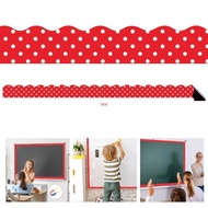 SE 12Pcs Bulletin Board Border for Classroom Decoration Rainbow Border Trim