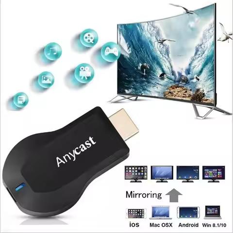 TV Stick AnyCast M9 plus miracast Airplay HD 1080P Wireless WiFi Display Receiver Dongle TV Stick fi