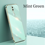 LIANPO For OPPO F11 OPPO F9 Pro F9 Phone Case Luxury 6D Plating Soft Silicone Square Frame Shiny Pho