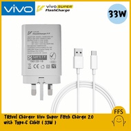 [FFS] Vivo Super Flash Charge 33W with Type-C Cable Travel Charger Fast Charger