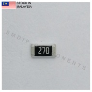 10PCS Taiwan-Grade 27R ±5%, 0603 SMD Resistor (270)