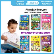 My Early Picture Book for Kids / Buku Bergambar Hard Paper - Buku Prasekolah / Kamus Bergambar