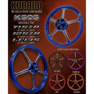 CNC FORGED FG505 1.6/1.6 SPORT RIM WITH BEARING Y15 LC135 V2 Y15ZR Y125Z 505 KURADO K7 AJI ENKAI RAC