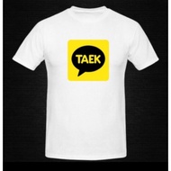 BAJU KAOS TSHIRT PRIA WANITA LOGO PLESETAN LUCU TAEK