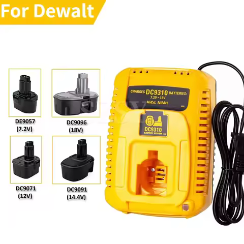 DC9310 18V Battery Charger Replacement for Dewalt 18V Charger DW9116 Compatible for Dewalt 7.2V-18V 