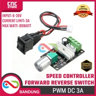 PWM DC Speed Control DC Motor 6V 12V 24V 3A – PWM + Reversible Switch