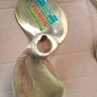 Brass propeller d2 x 7 / 6 / 5 leaves 2 no 7pk 3⁄4 2 leaves 2 leaves boat propeller fan D6 D7 D5