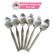 Thick Stainless Steel Spoons, 6 pcs 188 BMW-188S Stainless Steel Spoon Spoon Set