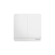 Schneider AvatarOn 4A 250V 2 Gang Retractive Switch White