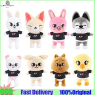 Lzyancy【ready stock】Skzoo Plush Toys Stray Kids Anime Leeknow Hyunjin Plush Doll For Children Fans Gifts【cod】