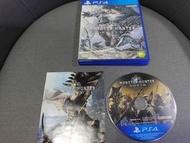 絕版經典遊戲 ps4 魔物獵人 世界 中文版 &lt;二手實體遊戲光碟 已測安裝讀取正常&gt;