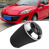 Shift Knob 5Speed Chrome And Leather For BL 5 Gear Shift Knob Brand New