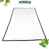 PONGUX Portable Projector Screen, Multiple Sizes White Foldable Projection Cloth, Home Theater Acces