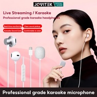 JQVITEK T17 Type‐C Earphone Karaoke Monitor Lightweight Semi‐In‐Ear DSP 3 Modes Chat/KIV for Phone P