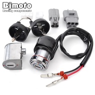 Fuel Gas Cap Ignition Switch Seat Lock with Key Kit  For CFMoto CFORCE 400 CF400AU 500 S CF500AU-7S 