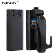 BOBLOV A30 Mini Body Camera 1080P Wearable Night Vision IR Video Camcorder With Rotate Clip Motion D