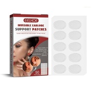 san* 50patches Earring Lifter Earring Lobe Support Patch Invisible Earring Sticker for Split Earlobe