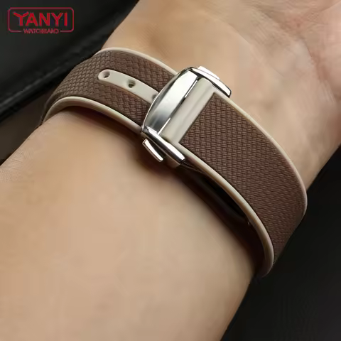 Rubber Watchband For Omega X Swatch Joint MoonSwatch Celestial Sports 20mm Watch Strap Curved End Wa