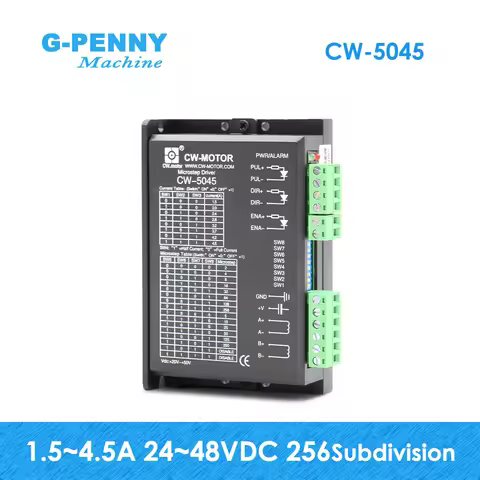New Arrival! Nema 23 stepper motor driver CW5045 0-4.5A 24-50vDC for Nema 17 / Nema 23 2 phase stepp
