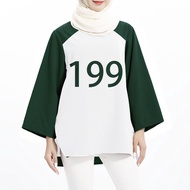 【 In stock 】 2026 Spring and Autumn Fashion Versatile Muslim Long Sleeve Squid Game Role Playing Clo