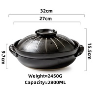 OMK 2800ML Japanese style casserole set with cover ceramic pot tableware casserole set with cover casserole set corningware