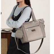 Japan Korea Large Capacity Thick Pound Nylon Tote Bag a4 910 y2