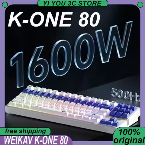 Weikav K-One 80 Esports Keyboard Wireless Tri-mode Magnetic Axis Mechanical High Performance FPS 0.0