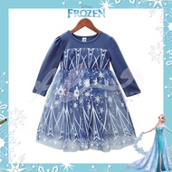 Angel Baby Kids Princess Elsa Anna Cosplay Costume Dress Gaun Kostum Cosplay Puteri Elsa Anna