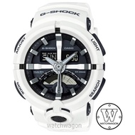 [Watchagon] Casio G-Shock GA-500-7A Analog Digital White Resin Band Gents Sports Watch GA-500 GA500 
