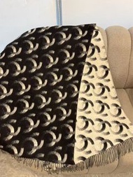 Chanel🌟雙C滿long 羊絨圍巾 披肩