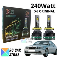 LED Headlight Bmw E46 240 Watt 12v Original Autolume X6 PnP Bmw E46
