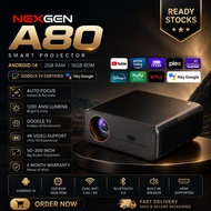 NEXGEN A80 SMART ANDROID PROJECTOR 1200 ANSI LUMENS GOOGLE CERTIFIED