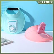 ETERNITY Breathable Cooling Fan Hat Fan Sun Visor Hat Fishing Hat Cooling Peaked Hat Usb Charging Ha