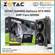 Zotac GTX 1650 ZT-T16520J-10L AMP Core GDDR6 4GB GDDR6 128 bit videocard Graphics Card For Gaming PC