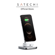 Satechi Magnetic 2-in-1 Wireless Charging Stand- Space Gray แท่นชาร์จ