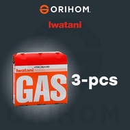 [ORIGINAL] IWATANI CB-250-OR 1/3-Pcs Cassette Gas 250g Butane Gas Cartridge Refill Canister for Port